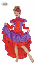 COSTUME CAN CAN BAMBINA 5-6 ANNI