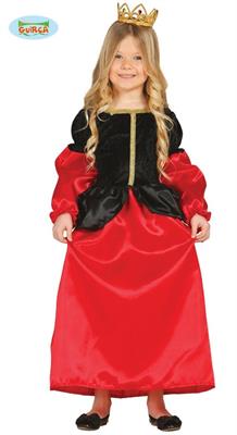 COSTUME DAMA MEDIEVALE BAMBINA 5-6 ANNI