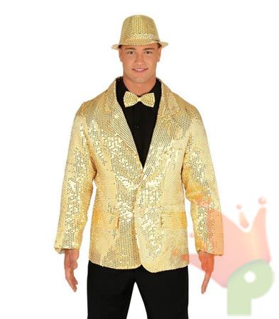 COSTUME GIACCA PAILLETTES ORO TG. M