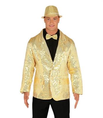 COSTUME GIACCA PAILLETTES ORO TG. M