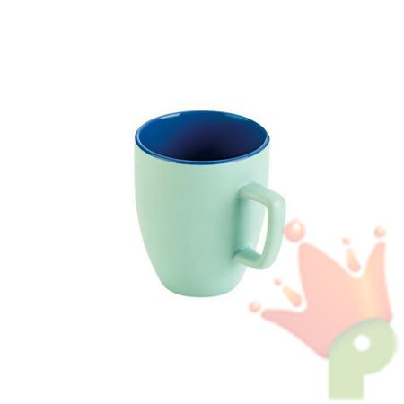 TAZZA MUG AZZURRA CREMA 2TONE