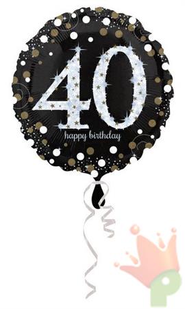 PALLONCINO MYLAR HAPPY BIRTHDAY 40