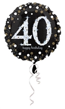 PALLONCINO MYLAR HAPPY BIRTHDAY 40