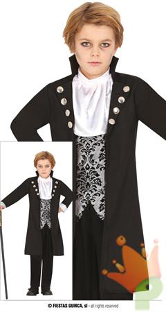 COSTUME VAMPIRO D'ARGENTO BAMBINO TG. 5-6 ANNI