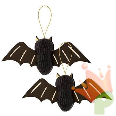 PIPISTRELLI IN CARTA CON DETTAGLI ORO 110 GR 256 CM 2 PZ