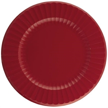 SOTTOPIATTI IN CARTA ROSSO RUBINO 33 CM 6 PZ