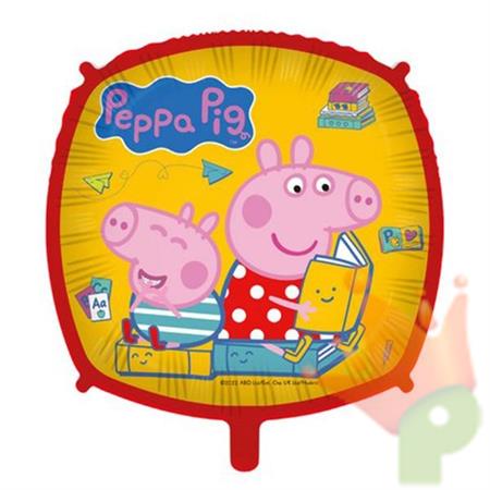 PALLONCINO MYLAR PEPPA PIG QUADRATO 45 CM