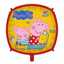 PALLONCINO MYLAR PEPPA PIG QUADRATO 45 CM