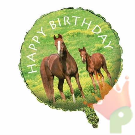 PALLONCINO MYLAR WILD HORSES CAVALLO