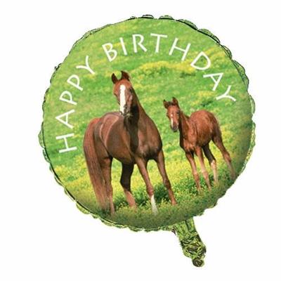 PALLONCINO MYLAR WILD HORSES CAVALLO