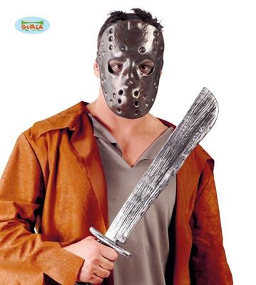 MASCHERA JASON CON MACETE 56CM PVC