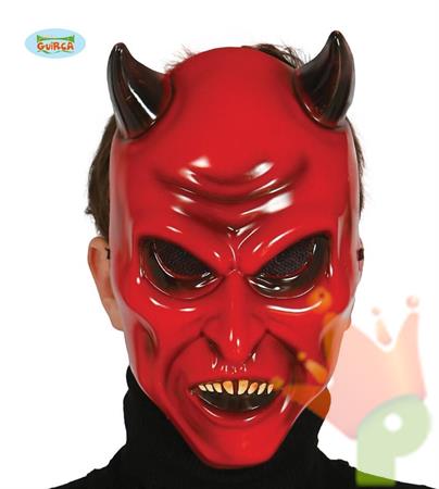 MASCHERA DIAVOLO PVC