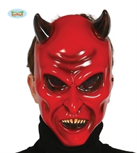 MASCHERA DIAVOLO PVC