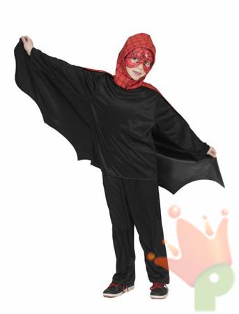 COSTUME MANTELLO SPIDER/BAT BAMBINO