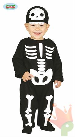 COSTUME SCHELETRO CARINO TG. 1-2 ANNI