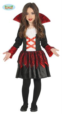 COSTUME BARONESSA VAMPIRA TG. 5-6 ANNI E10