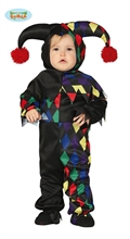 COSTUME GIULLARE MULTICOLOR TAGLIA 6-12 MESI