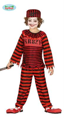 COSTUME PAGLIACCIO CARCERATO TG. 5-6 ANNI E12