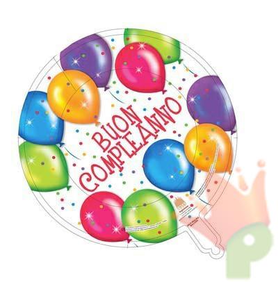 PALLONCINO MYLAR 18INCH BUON COMPLEANNO