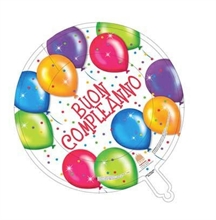 PALLONCINO MYLAR 18INCH BUON COMPLEANNO