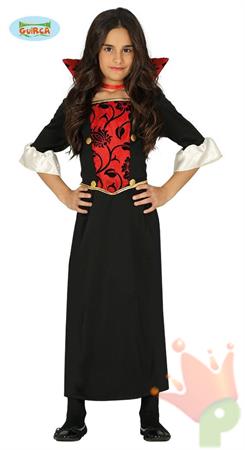 COSTUME VAMPIRA TAGLIA 7-9 ANNI E10