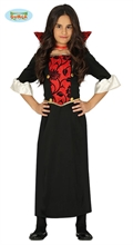 COSTUME VAMPIRA TAGLIA 7-9 ANNI E10