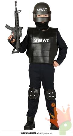 COSTUME POLIZIA SWAT TG. 7-9 ANNI