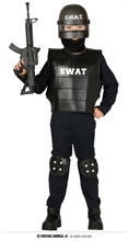 COSTUME POLIZIA SWAT TG. 7-9 ANNI