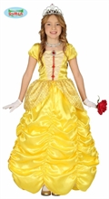 COSTUME PRINCIPESSA GIALLA BAMBINA  5-6 ANNI