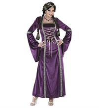 COSTUME PRINCIPESSA MEDIEVALE ADULTA TAGLIA S