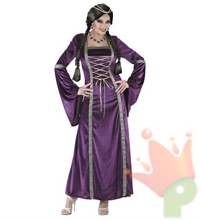 COSTUME PRINCIPESSA MEDIEVALE ADULTA TAGLIA  M