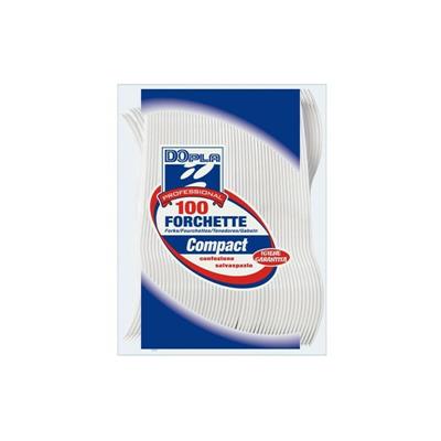 FORCHETTE COMPACT BIANCO 100PZ