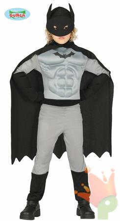 COSTUME SUPER EROE BAT BOY BAMBINO 10-12 ANNI