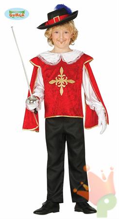 COSTUME MOSCHETTIERE TG. 5-6 ANNI