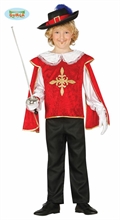 COSTUME MOSCHETTIERE TG. 5-6 ANNI