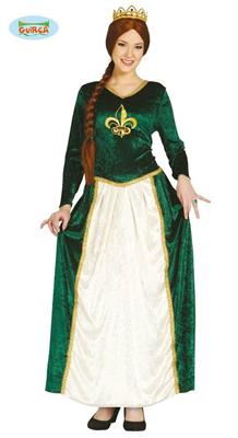 COSTUME REGINA PRINCIPESSA  MEDIEVALE ADULTA TAGLIA  XL