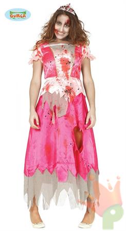 COSTUME PRINCIPESSA ZOMBIE ROSA TG. M 38-40