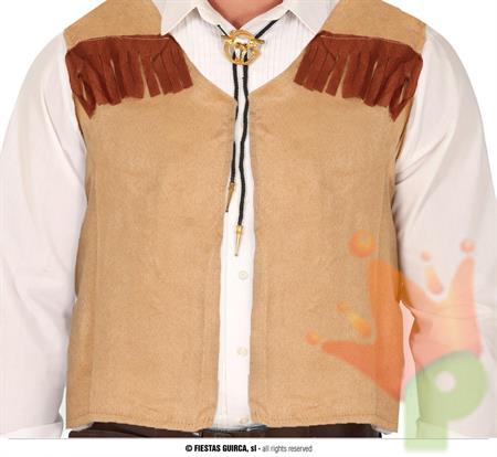 COSTUME GILLET COWBOY ADULTO