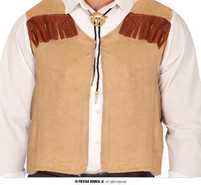 COSTUME GILLET COWBOY ADULTO