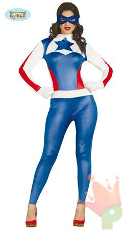 COSTUME CAPITAN AMERICA DONNA TG. M