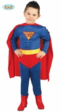 COSTUME SUPERHERO TAGLIA 7-9 ANNI