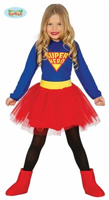 COSTUME SUPER GIRL TAGLIA 3-4 ANNI