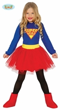 COSTUME SUPER GIRL TG. 10-12 ANNI