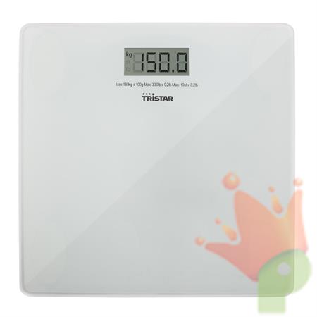 BILANCIA PESA PERSONE TRISTAR MAX 150KG BIANCO