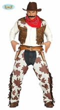 COSTUME COWBOY UOMO  ADULTO  TAGLIA  L 52 54