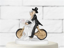 CAKE TOPPER SPOSI SU BICI 13CM