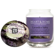 CANDELA SMALL LAVANDA E SALVIA