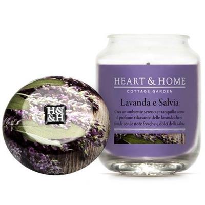 CANDELA SMALL LAVANDA E SALVIA