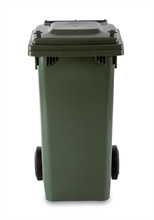 PATTUMIERA CON COPERCHIO 120LT VERDE