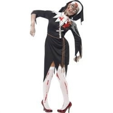 COSTUME ZOMBIE BLOODY SISTER MARY TG. M B15